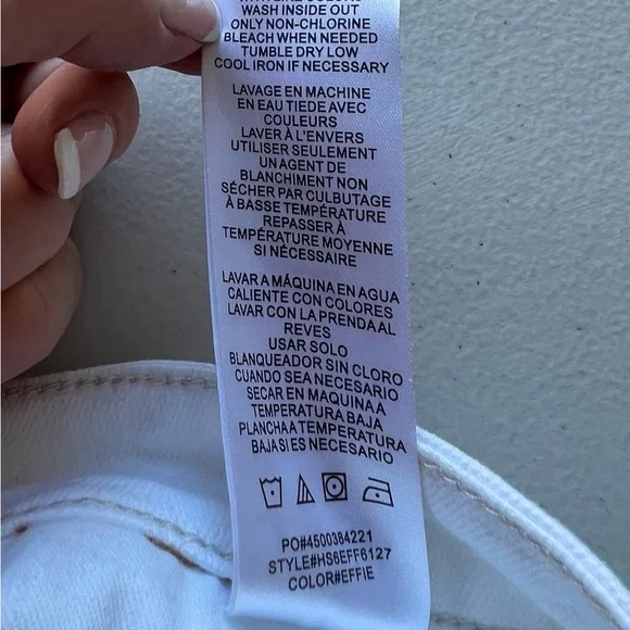 White Denim Skirt - Picture 8 of 8